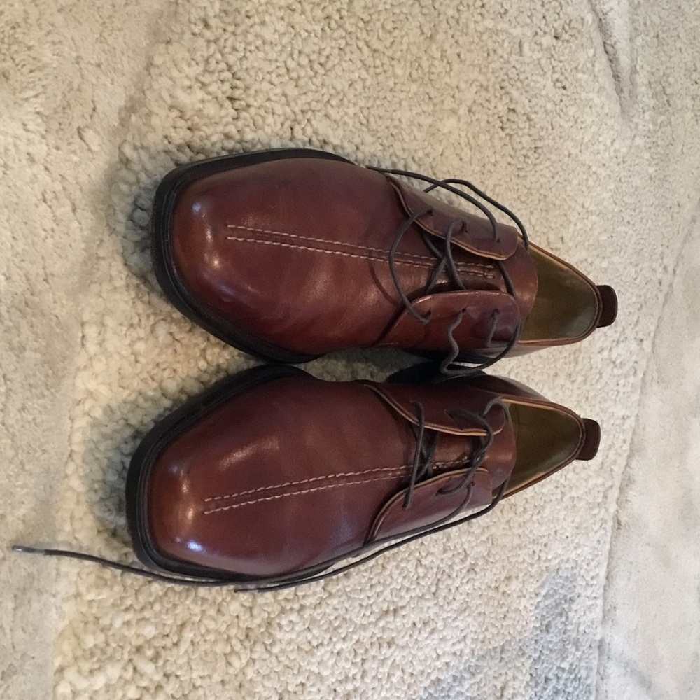 Men's Brown Leather Dress Shoes